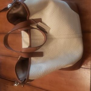 EUC Coach Hadley Luxe Grain Duffle